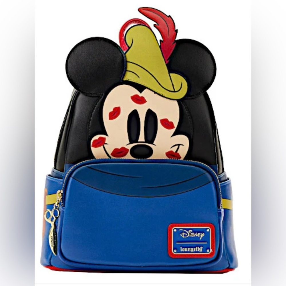 NWT Loungefly Disney Little Tailor Mickey Mouse Figural Backpack
